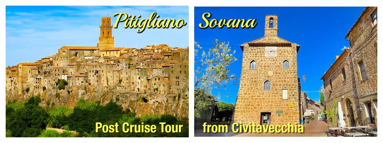 Post Cruise Tour from Civitavecchia to Pitigliano and Sovana in Maremma