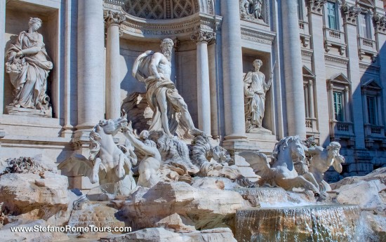 Trevi Fountain  private tours of Rome Shore Excursions from Civitavecchia