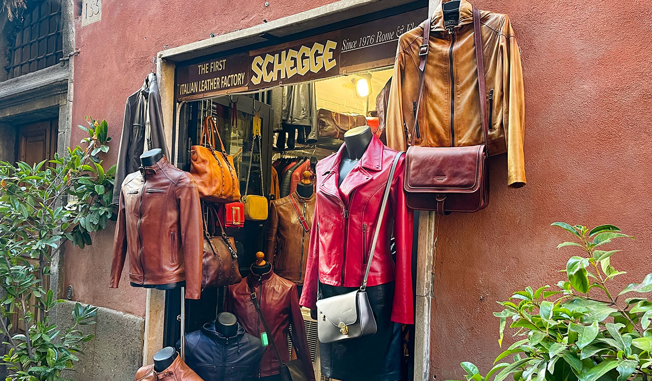 Leather Jackets made in Italy best souvenirs to bring home from Rome