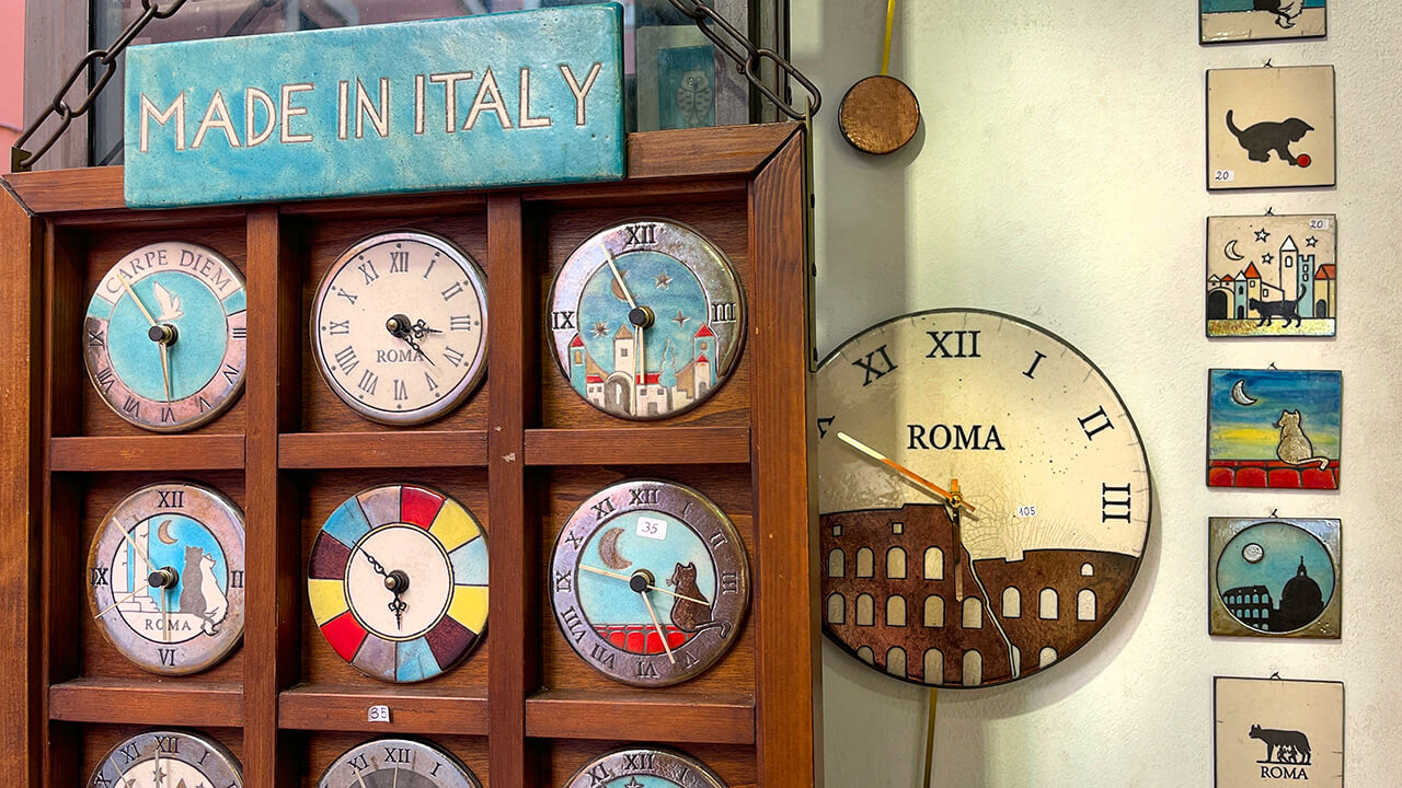 Original ideas for best souvenirs from Rome Ceramics