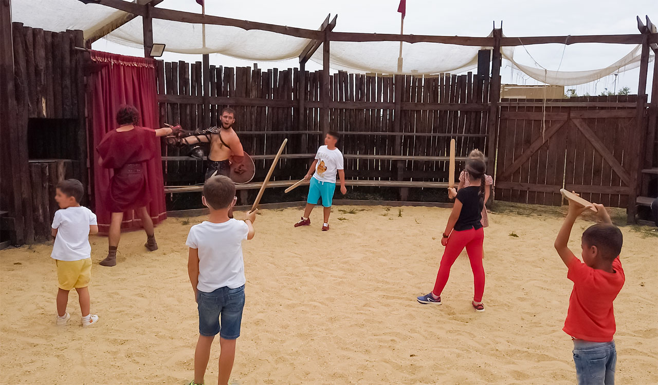 Rome with Kids Gladiator School