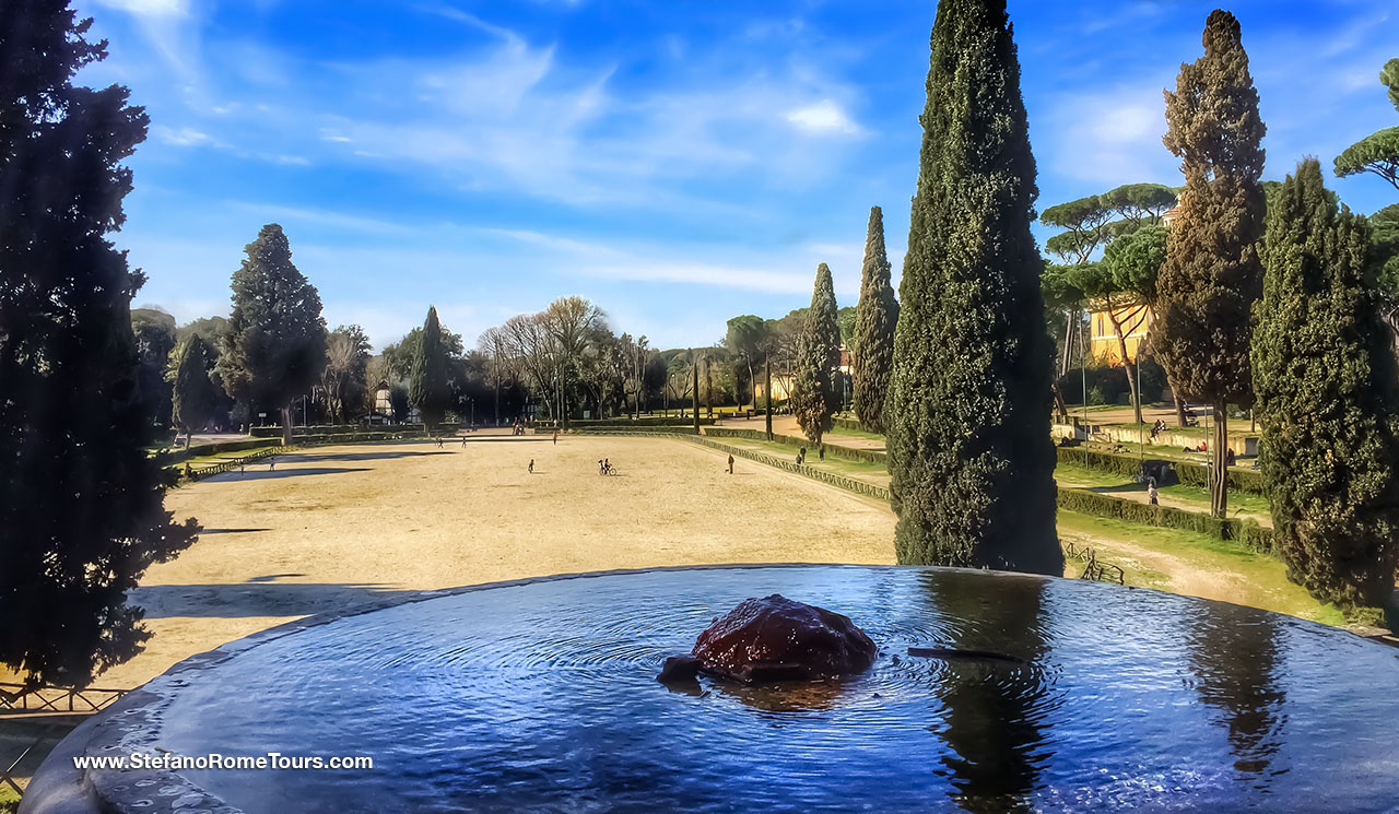 Piazza di Siena Villa Borghese Gardens in Rome things to see