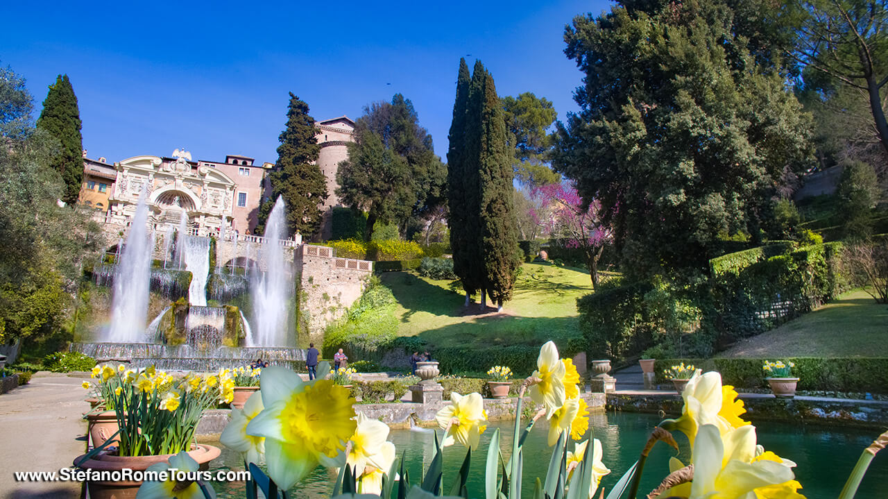 Post Cruise Tours from Civitavecchia to Tivoli Villa d'Este