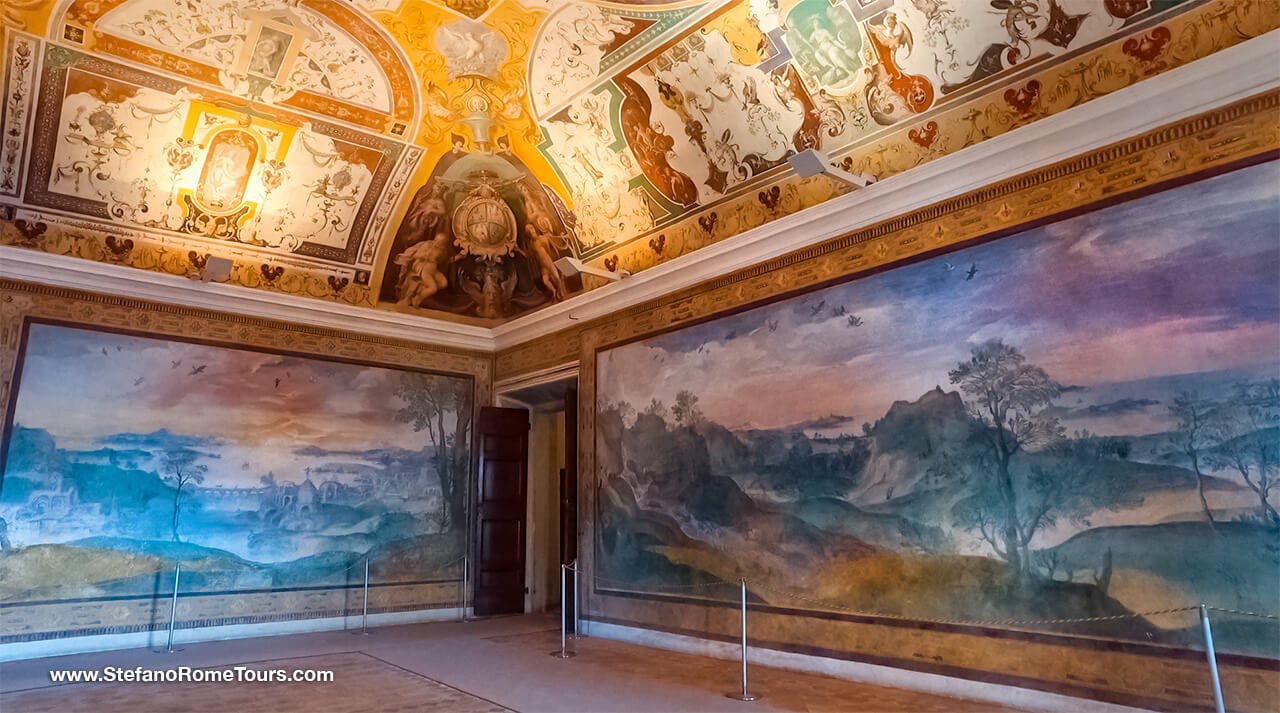 Frescoes Villa d'Este Tivoli Tours from Rome
