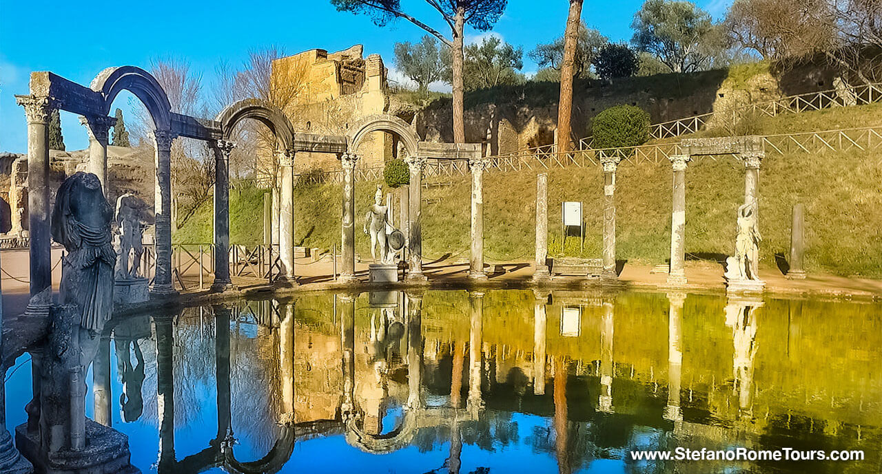 Best Post Cruise Tour to Tivoli Villas Hadrian's Villa