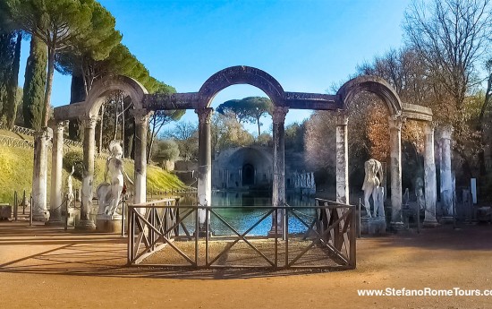Hadrian's Villa Tivoli Villas Post Cruise Tour from Civitavecchia 