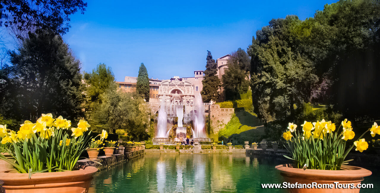 Tivoli Trips from Rome in spring