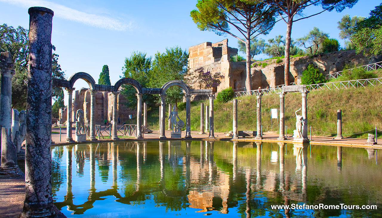 Canopus Hadrian's Villa best things to see on Tivoli tours from Rome