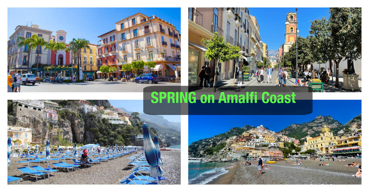 Spring on Amalfi Coast trips from Rome Italy