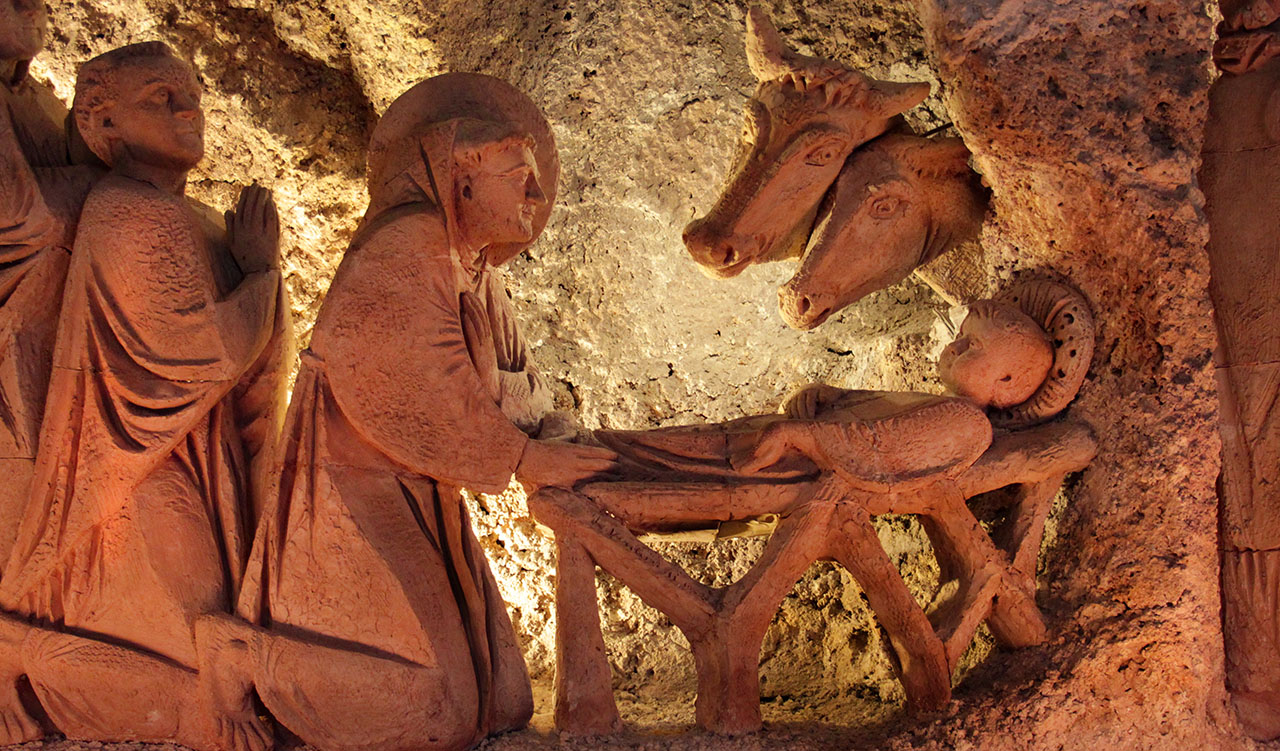 Nativity Scene Christmas in Italy winter travel