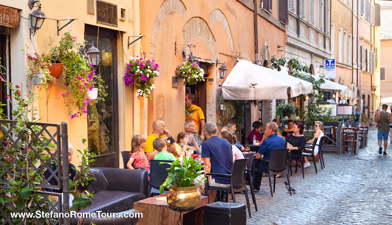 Trastevere Best Summer Shore Excursions from Civitavecchia with Stefano Rome Tours