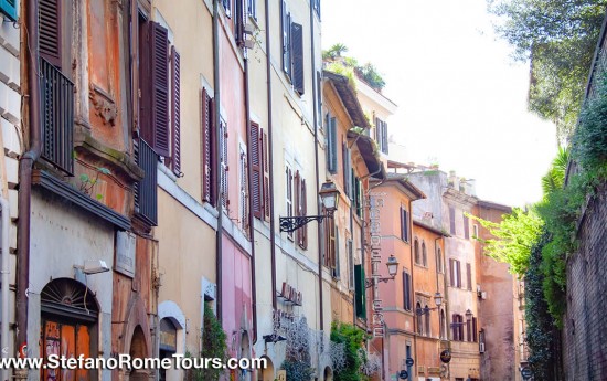 Trastevere La Dolce Vita Rome sightseeing tours from Civitavecchia