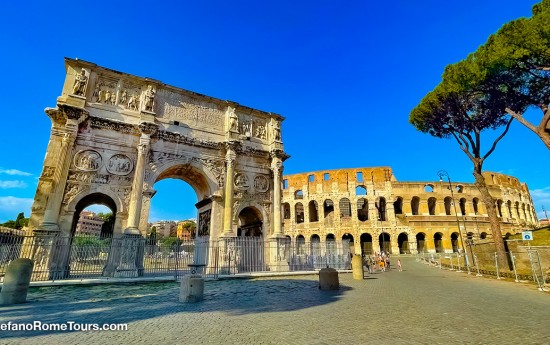 Colosseum Arch of Constantine La Dolce Vita Rome Tour