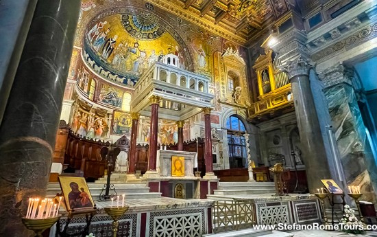 Santa Maria in Trastevere Stefano Rome Tours from Civitavecchia