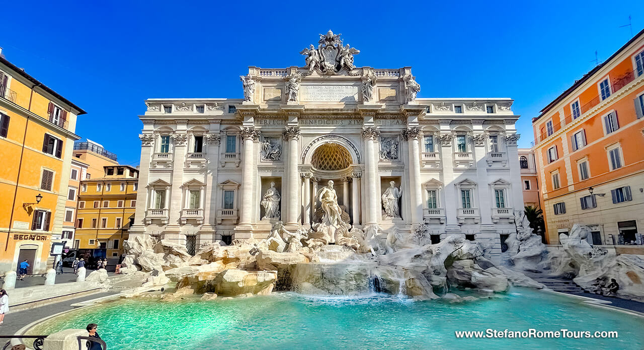 Trevi Fountain Rome Post Cruise Tours