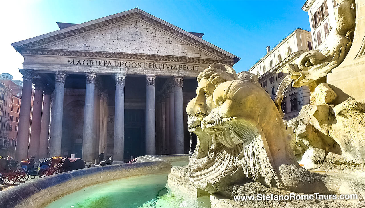 Pantheon Piazza della Rotonda Rome private excursion from Civitavecchia