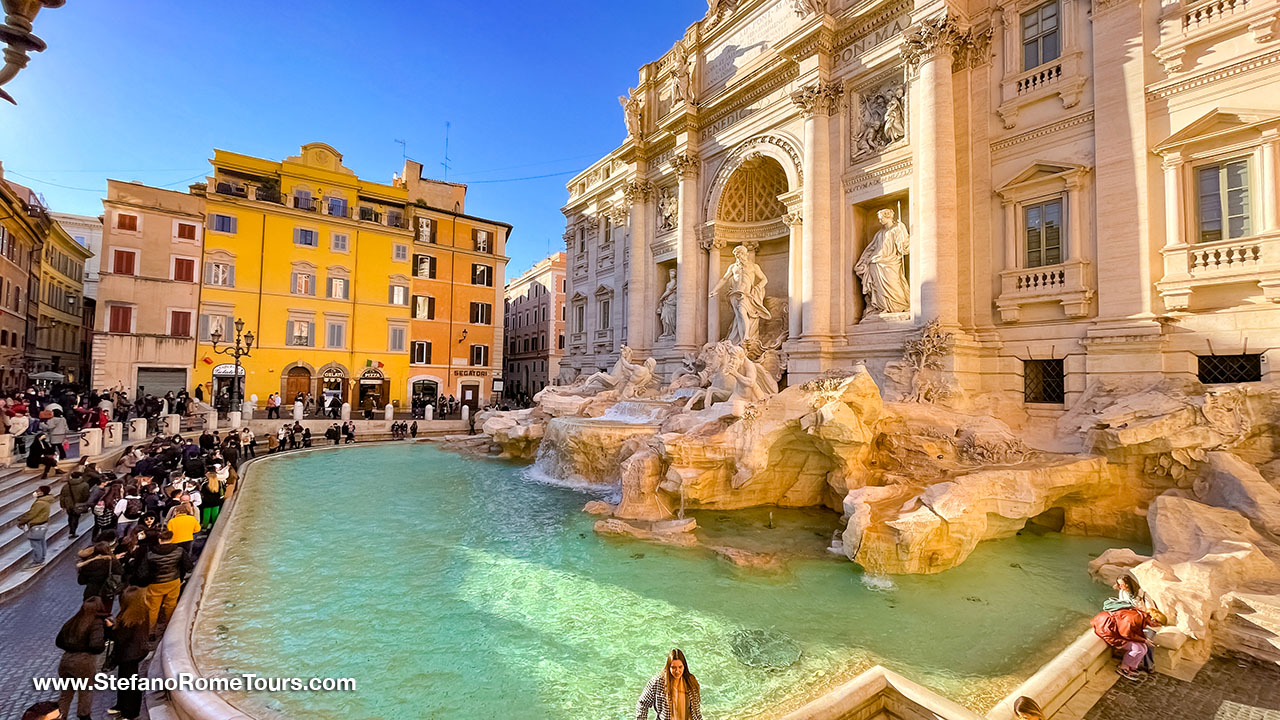 Trevi Fountain in Rome winter in Italy lesser k known travel season you'll love