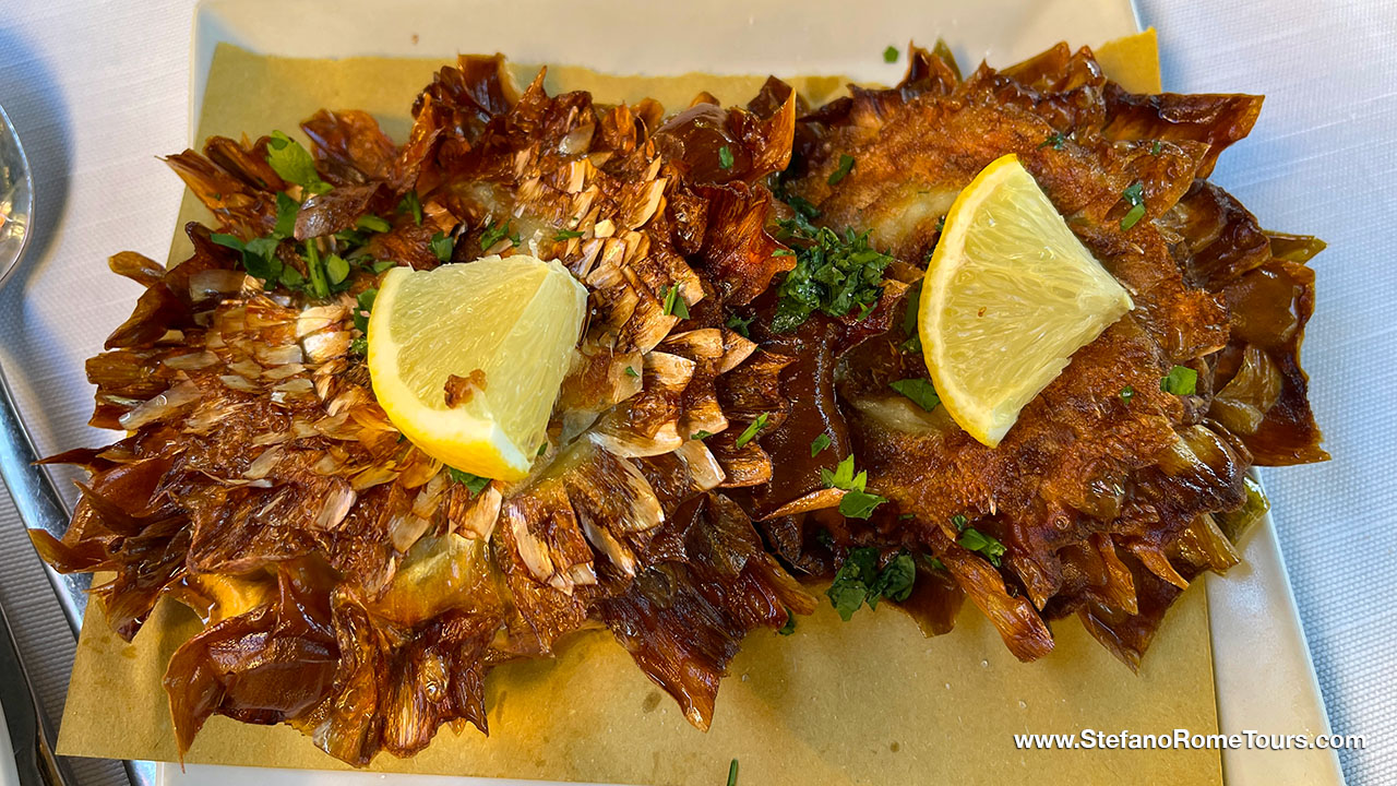 Jewish artichokes carciofi alla giudia best reasons to visit Rome in spring