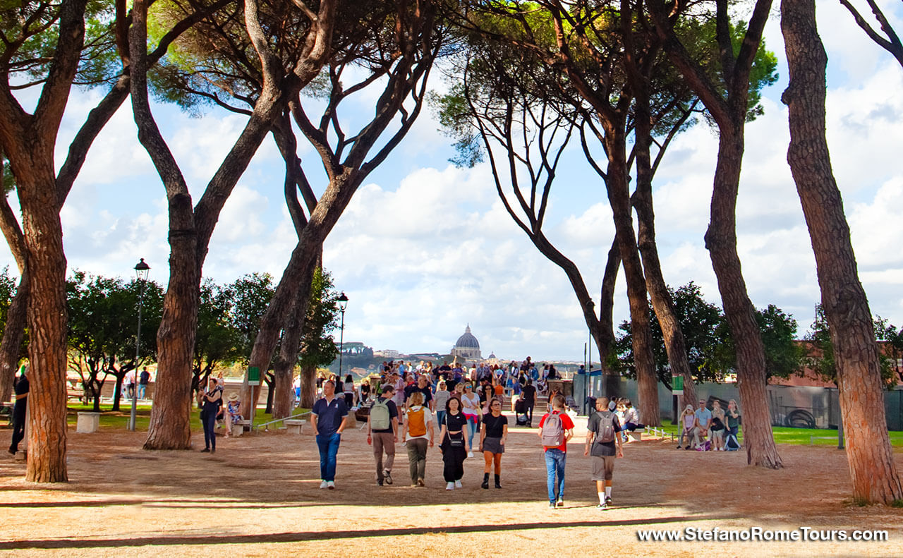 la dolce vita Rome sightseeing tour Aventine Hill