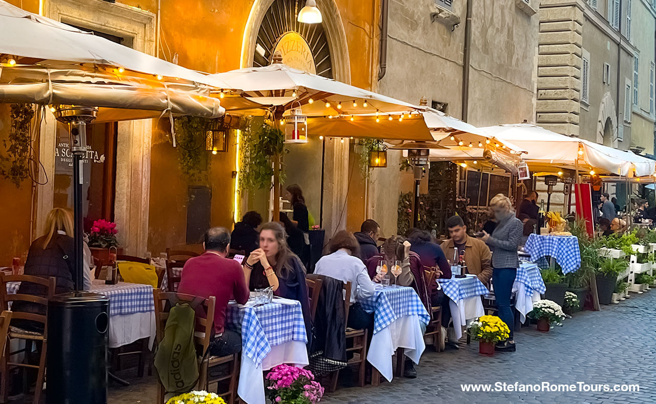 Best reason to visit Rome in spring outdoor dining al fresco