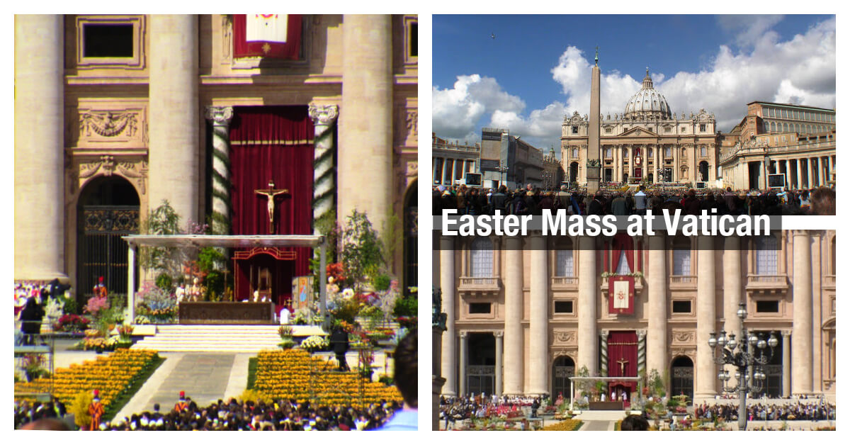 Easter in Rome Vatican Pope Mass