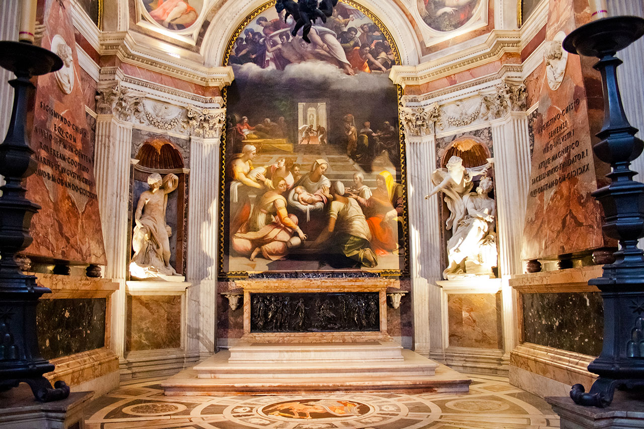  Chigi Chapel Santa Maria del Popolo must visit churches in Rome private tours from Civitavecchia