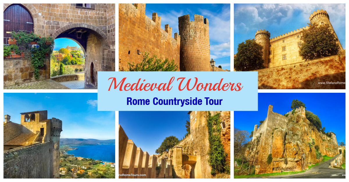 Medieval Wonders Roman Countryside Tour from Rome Shor Excursion from Civitavecchia