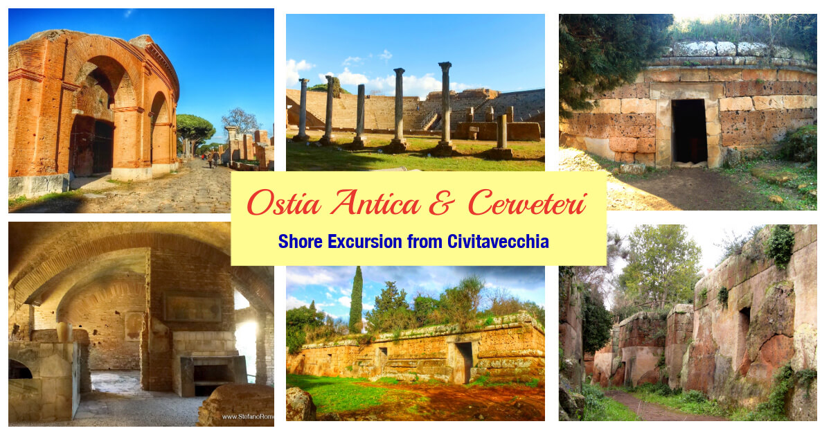 Ostia Antica and Cerveteri Tour from Civitavecchia Shore excursion