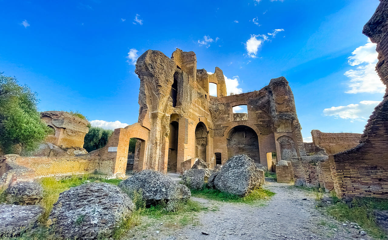 Greek Latin Libraries Hadrian's Villa Adriana Tivoli tours from Rome