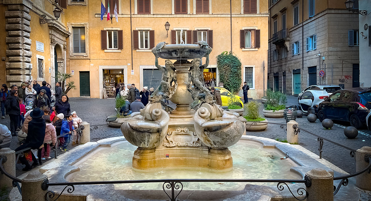 Fountain of the Turtles  Must-See Iconic Fountains in Rome private tours
