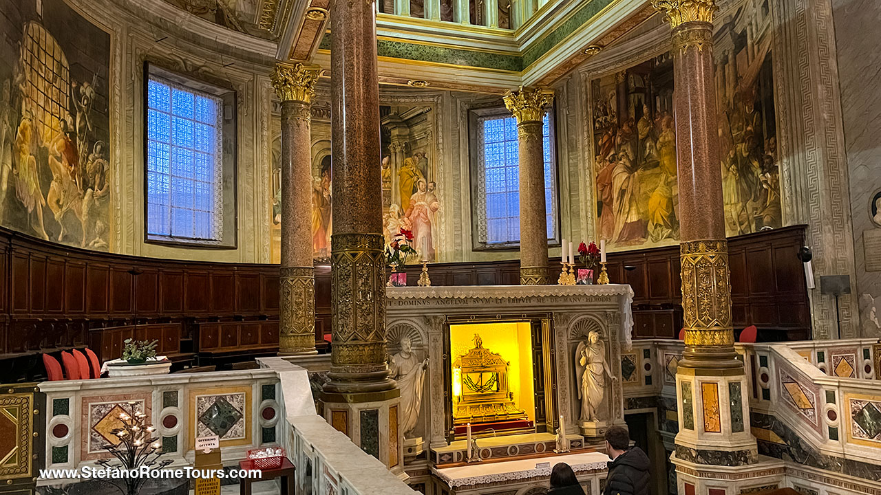 San Pietro in Vincoli Saint Peter in Chains best churches in Rome limousine tours