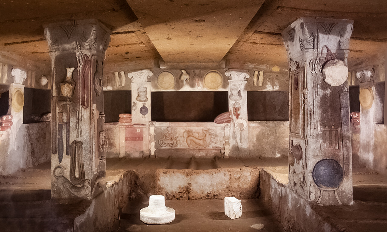 Best Civitavecchia Shore Excursions to Etruscan places Cerveteri Banditaccia Necropolis