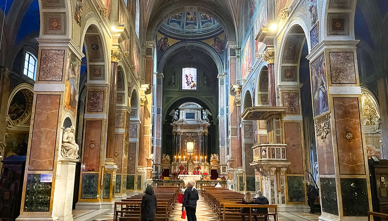 Basilica of Sant'Agostino church best Rome tours from Civitavecchia