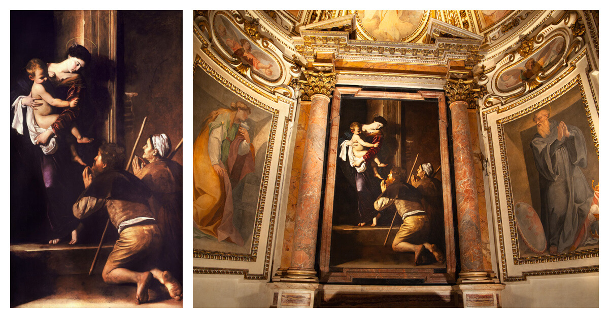 Church of Sant'Agostino - Caravaggio Madonna of Loreto Rome limousine tours