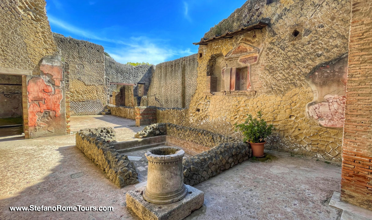 HERCULANEUM, SORRENTO, AMALFI COAST TOUR from Rome