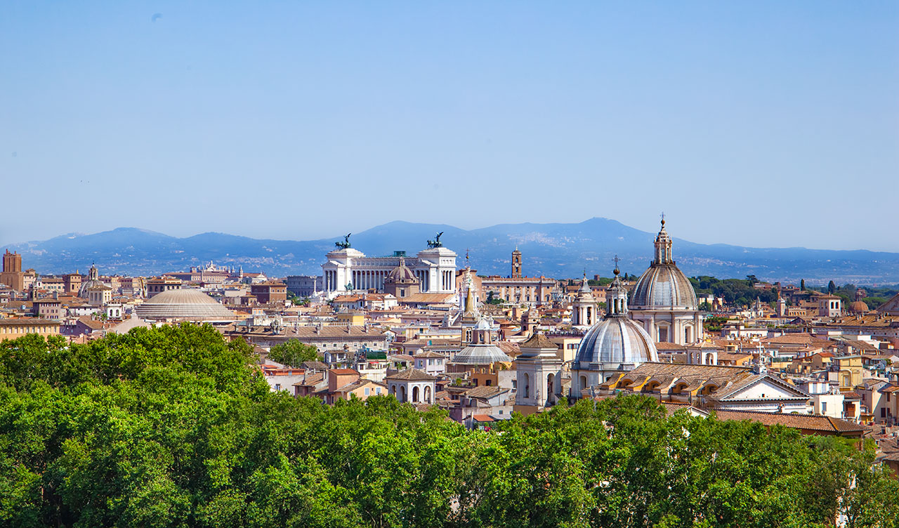 Janiculum Hill Stefano Rome Tours from Civitavecchia La Dolce Vita