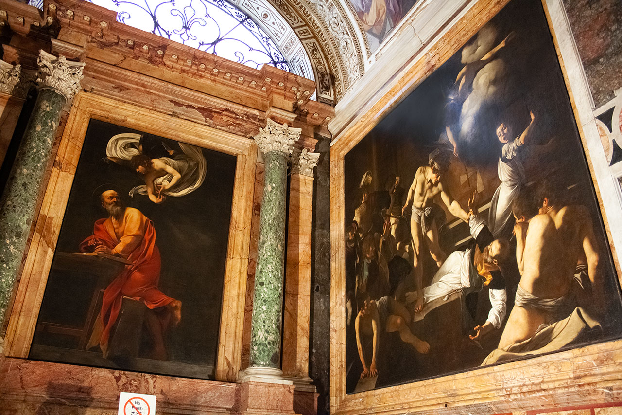 Church of San Luigi dei Frances Caravaggio Paintings in Rome private tours 