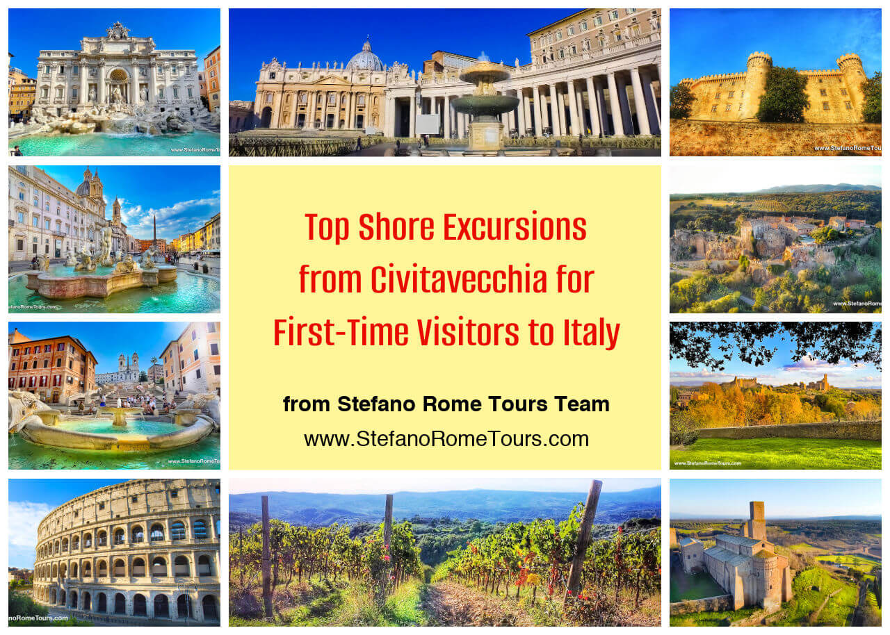 Top Shore Excursions from Civitavecchia for First-Time Visitors to Italy with Stefano Rome Tours