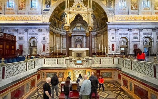 Basilica of Saint Paul Outside the Walls Postcard perfect Rome tour by car
