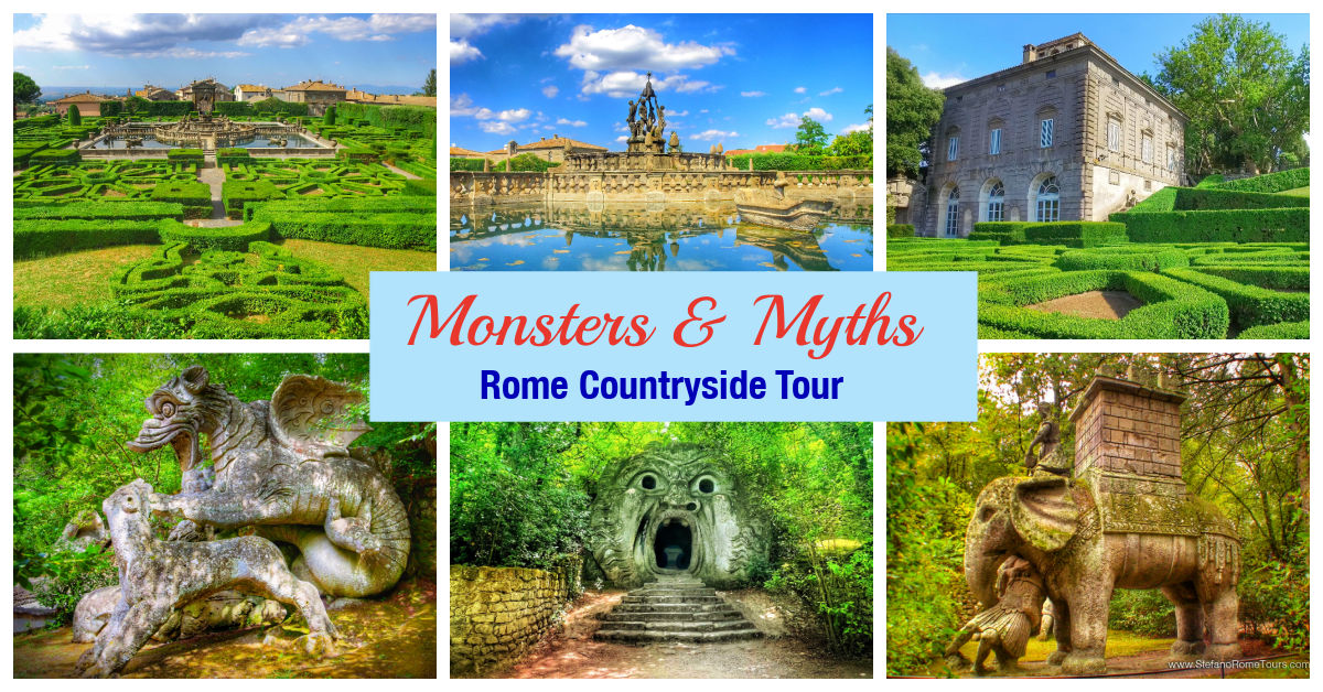 Villa Lante and Bomarzo Tour from Rome Monsters and Myths